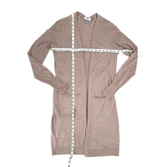 Old Navy Womens Longline Open Front Cardigan Sweater Size XS Mauve Lightweight - Picture 5 of 7